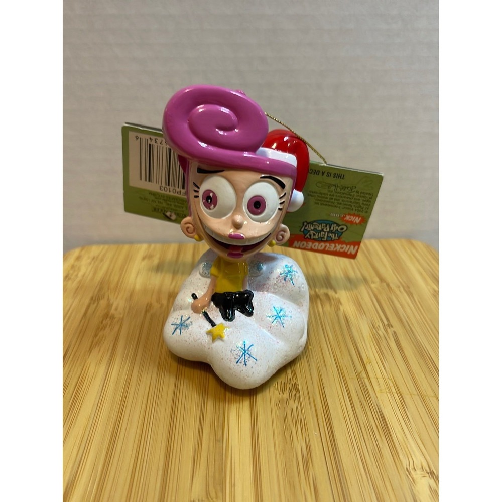 Vintage Y2K Nickelodeon The‎ Fairly Odd Parents Wanda Christmas ornament 2004